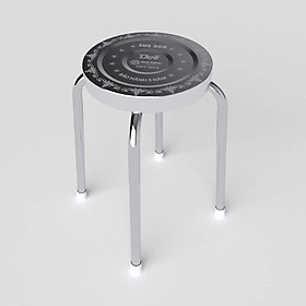 Mua Combo 10 Ghế đẩu inox DELI mặt 30 phi 25 inox 304