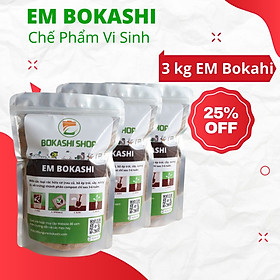 Mua Combo 3 Kg Chế Phẩm Vi Sinh EM Bokashi - Thùng ủ rác hữu cơ Bokashi