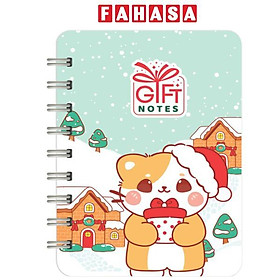 Sổ Lò Xo Moochi Christmas A7 - Kẻ Ngang - 160 Trang 70gsm - The Sun 07