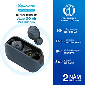 Tai nghe Bluetooth TWS không dây Jlab Go Air thời gian nghe 20H có sạc nhanh EQ3 Sound chuẩn IP44 tích hợp dây sạc - Hàng chính hãng bảo hành đổi mới 2 năm