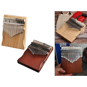 2pcs Kalimba 17 Key Thumb Piano Portable Finger Piano Instrument Christmas Gift