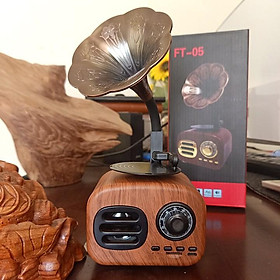 Mua Loa Bluetooth Phong Cách Cổ Điển Classic FT-05 Công Suất 5W - Trang trí