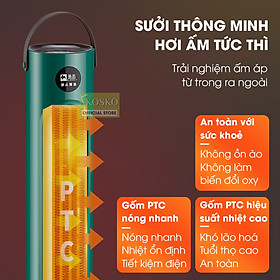 Mua Quạt sưởi gốm PTC 2000w  máy sưởi gốm hiệu suất cao an toàn cho bé sơ sinh  máy quạt sưởi phòng ngủ (Hàng chính hãng)