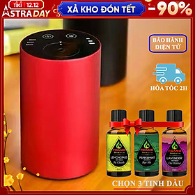 Máy Xông Tinh Dầu Có Pin Tích Điện, Vỏ Kim Loại Nguyên Khối, Nút Cảm Ứng, Tặng Tinh Dầu Tùy Chọn - Máy Khuếch Tán Tinh Dầu Trực Tiếp Chuyên Dụng Cho X