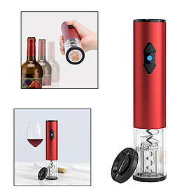 Electric Wine Opener Automatic Cordless Corkscrew Bottle Tool Battery Power