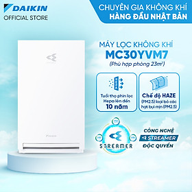 Máy lọc không khí daikin mc30yvm7 - phù hợp phòng 23m2 - công nghệ streamer - hàng chính hãng