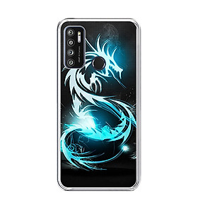 Ốp lưng dẻo cho điện thoại VSMART LIVE 4 - 0245 DRAGON01 - Hàng Chính Hãng
