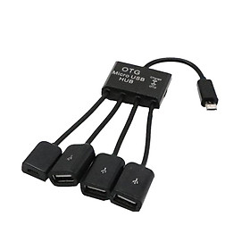 Micro USB HUB Male to Female and 3 USB 2.0 Port Host OTG Cable Adapter