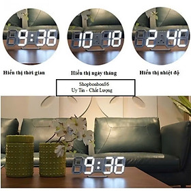 Mua Đồng hồ treo tường  để bàn cao cấp đèn Led 3D