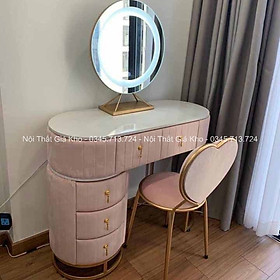 Mua Bàn trang điểm dài 1m tặng kèm ghế  tủ mỹ phẩm