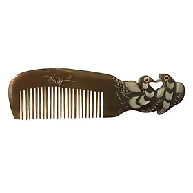 Lược Sừng Trâu Cao Cấp L36 Đôi Bồ Câu (Dài 18,5cm x 5,5cm)
