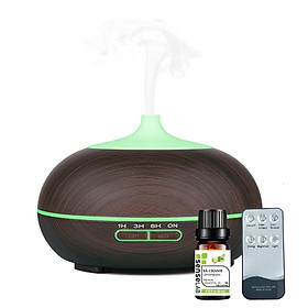 Máy khuếch tán tinh dầu RX 350ML + Tặng Tinh dầu Sả Chanh SENSELAB - Tinh dầu nhập khẩu từ Ấn Độ - 10ml - Dùng máy xông tinh dầu phun sương tạo ẩm làm thơm phòng