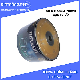 Mua Đĩa CD trắng Maxell - Cọc 50 đĩa - Hàng nhập khẩu