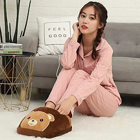 TÚI SƯỞI ẤM CHÂN HÌNH GẤU BÔNG SƯỞI ẤM MÙA ĐÔNG SIÊU AN TOÀN