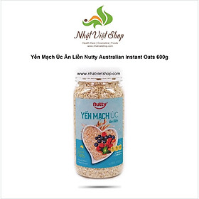 Yến Mạch Úc Ăn Liền Nutty Australian Instant Oats 600g