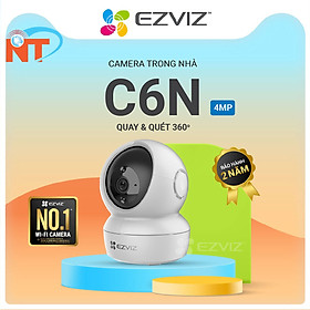 Camera wifi Ezviz C6N không dây xoay 360 độ đàm thoại 2 chiều - Hàng chính hãng