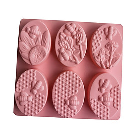 3D Bee Silicone Soap Mould Handmade for Chocolate Candle Making Resin Crafts