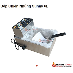 Bếp Chiên Đơn Sunny 6 Lít, Bếp Chiên Nhúng, Bếp Chiên Điện 