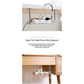 Mua Ổ Cắm Giá Đỡ Dây Cáp Điện Giá Đựng Đồ Dưới Bàn - Home and Garden