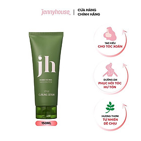 Tinh Dầu Dưỡng Tóc Uốn JENNY HOUSE Hydro Keratin Curl Serum 150ml - Dưỡng Ẩm Phục Hồi Tóc Hư Tổn Tạo Kiểu Cho Tóc Xoăn