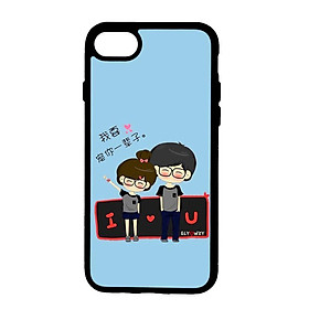 Ốp lưng dành cho điện thoại Iphone 8 Anime Couple LOVE