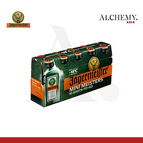 Rượu Mùi Jägermeister 35% 20ml (pack 10 minishot)