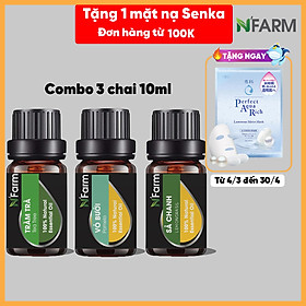 Combo Tinh Dầu Sả Chanh, Tràm Trà