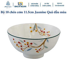 Mua Bộ 10 Chén cơm 11.5cm Jasmine Quả đầu mùa hàng đẹp cao cấp dùng trong gia đình  đãi khách  tặng quà tân gia