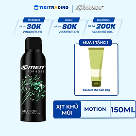 XỊT KHỬ MÙI XMEN FOR BOSS 150ML