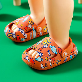 Dép sục siêu nhẹ cho bé 1 - 4 tuổi kiểu hở mũi hình con ong dễ thương có quai hậu chống trơn trượt hàng chuẩn cao cấp D35