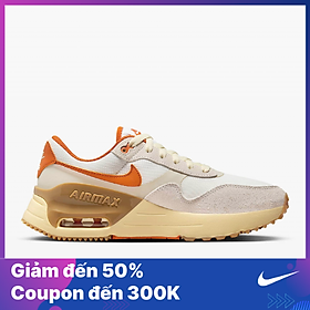 Giày thời trang Nữ W NIKE AIR MAX SYSTM - SAIL/CAMPFIRE ORANGE-LT OREWOOD BRN - 8.5 US