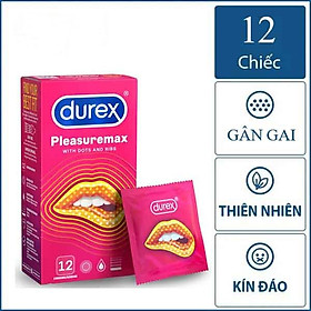 Bao cao su DUREX Pleasuremax  56mm (12c)