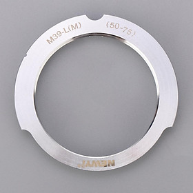 For   L(M39) Lens to   LM(50-75) Mount Adapter Ring for M39 L39 Lens
