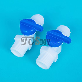 Mua Van khóa ren ngoài 21 (1/2) ra dây 10mm (3/8) hoặc 6mm (1/4)- linh kiện máy lọc nước  phun sương  lắp dàn tưới cây  bể thủy sinh  cá cảnh  bán cạn (Hàng chính hãng)