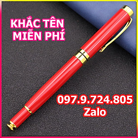 (Gift) Bút ký khắc tên cao cấp LC 010, đẹp, mực mịn đều ở mọi góc nghiêng