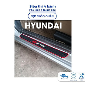 Nẹp chống xước cửa ô tô, Nẹp cửa bảo vệ bước chân cửa xe oto Hyundai i10 accent elantra tucson santafe