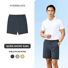Quần Short Kaki Nam Form Tapered ARISTOCORE Vải Dày Bền Co Giãn Nhẹ Ninomaxx 2509005