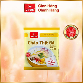 Thùng 50 Cháo Thịt Gà VIFON có Gói Thịt Thật 27gr 70g  Gói - Thùng 50 gói