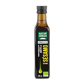 DẦU VỪNG (MÈ) HỮU CƠ ÉP LẠNH NATUR GREEN 250ml - Organic Cold Pressed Sesame Oil