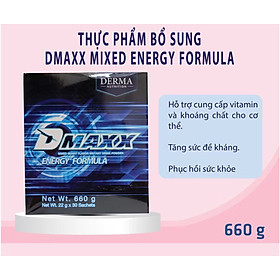 DMAXX thức uống bổ sung vitamin năng lượng có đường DAMODE 28 gói dùng thử màu xanh