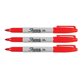 Combo 3 bút lông dầu vẽ đa chất liệu Sharpie Fine Point 1.0mm