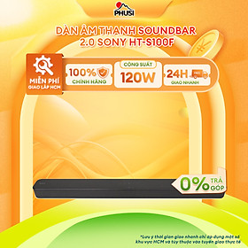 Mua Loa thanh soundbar Sony 2.0 HT-S100F - Hàng chính hãng