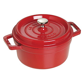 Nồi Gang tròn Staub Đỏ cherry 20cm