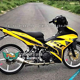 Tem rời dành cho xe EX 150/ Y15 ZR 2019 vàng