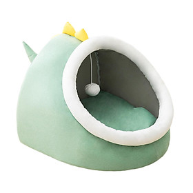 cat warm Bed Cave Nest with Removable Cushion Comfortable Pet Bed House