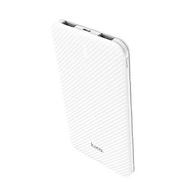 Sạc dự phòng Hoco dung lượng 5000mAh chất liệu PC chống cháy đèn Led hiển thị pin - Hàng chính hãng