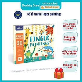Hình ảnh Tập Giấy Tô Màu Cho Bé Mideer Finger Paint Art Book, Đồ Chơi Sáng Tạo Cho Trẻ Em
