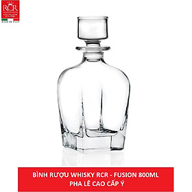 Bình rượu tròn pha lê Ý RCR Fusion 800ml