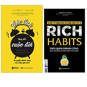 Hình ảnh Combo Rich Habits - Thói Quen Thành Công Của Những Triệu Phú Tự Thân+Thức Tỉnh Và Thay Đổi Cuộc Đời: Bí Quyết Thành Công Của Triệu Phú Anh