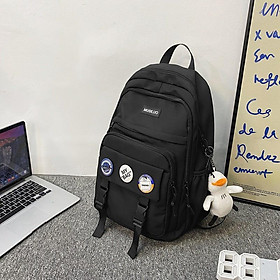 Balo nữ, Balo nam đi học 3 khóa thời trang đựng laptop 15 inch chống nước dày dặn phong cách Hàn Quốc BL140